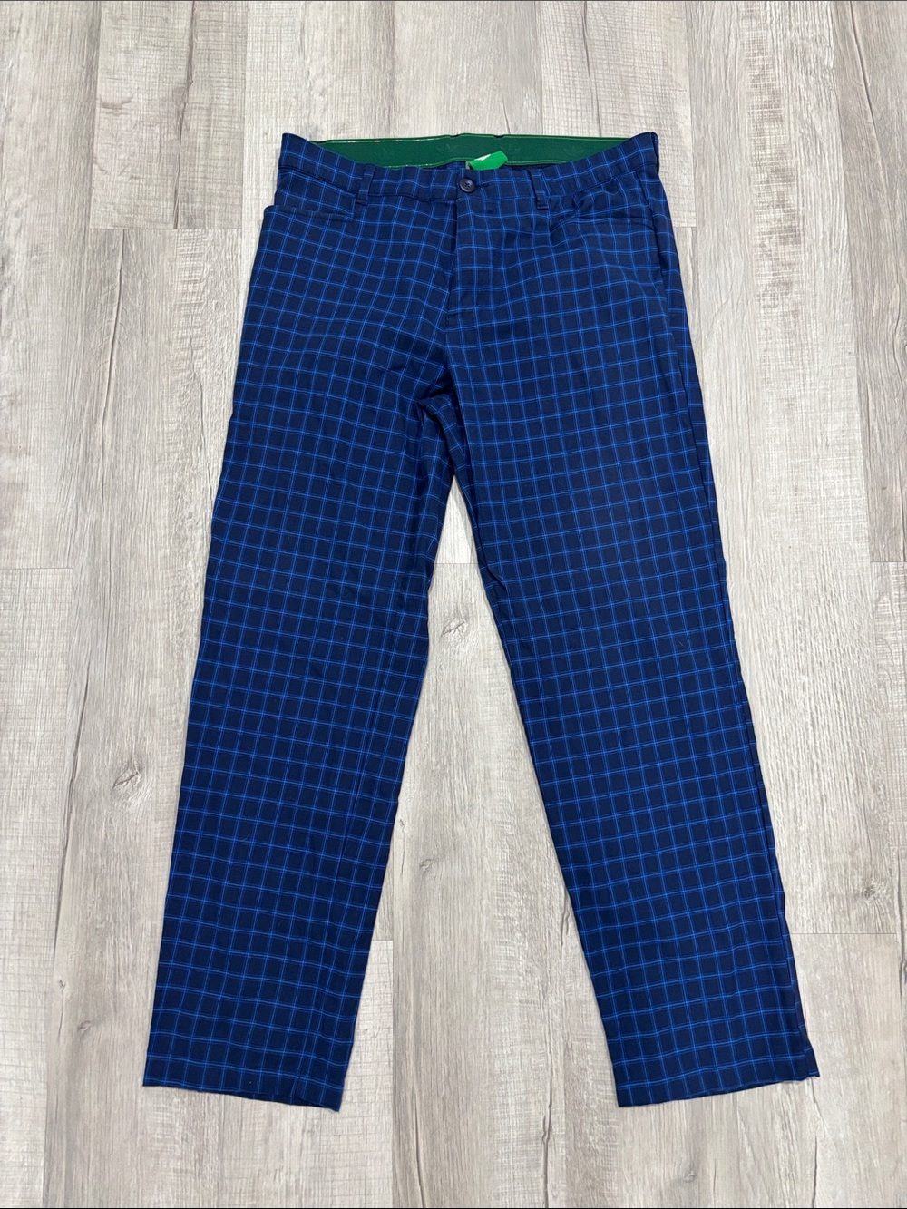 adidas Blue Windowpane Chinos